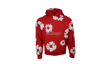 Denim Tears The Cotton Wreath Red Hoodie-running bad for your knees