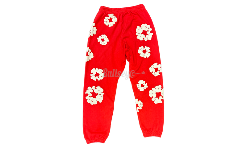 Denim Tears The Cotton Wreath Red Sweatpants (PreOwned)