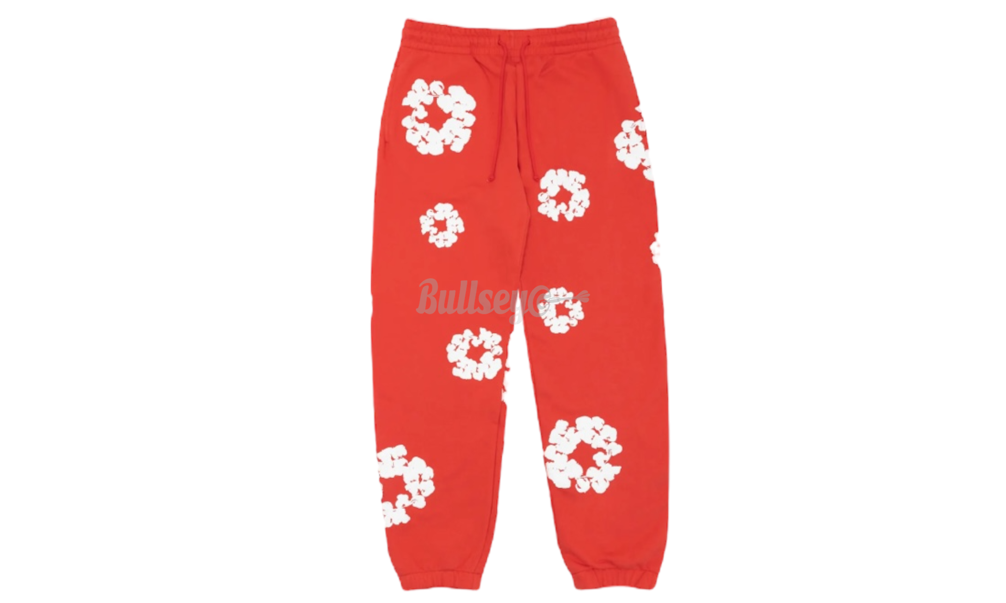 Denim Tears The Cotton Wreath Red Sweatpants-Bullseye Sneaker Boutique