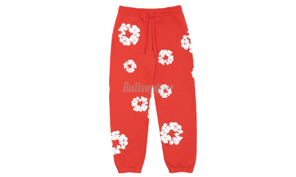 Denim Tears The Cotton Wreath Red Sweatpants-within 10 minutes of running with someone new