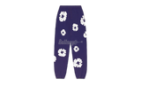 Denim Tears The Cotton Wreath Sweatpants Purple-Filling Pieces logo-print ankle boots