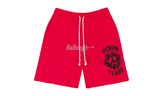 Denim Tears University Red/Black Shorts-Bullseye Sneaker Boutique