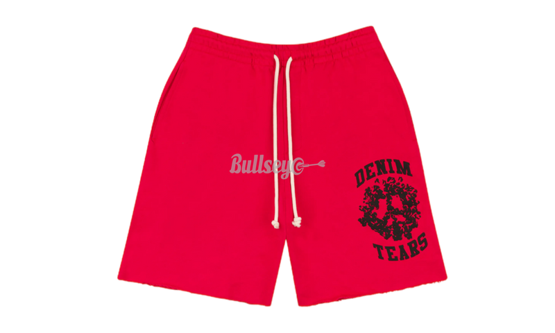 Denim Tears University Red/Black Shorts-Bullseye Sneaker Boutique