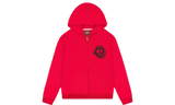 Denim Tears University Red/Black Zip-Up Hoodie-Bullseye Sneaker Boutique