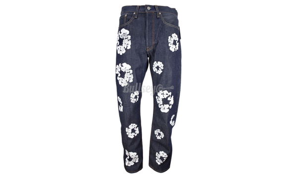 Denim Tears X Levi's Cotton Wreath Jeans Raw Selvedge Indigo-Zapatillas Low Cut Lace-Up Sneaker T3X4-32207-0890 S Military Green 414