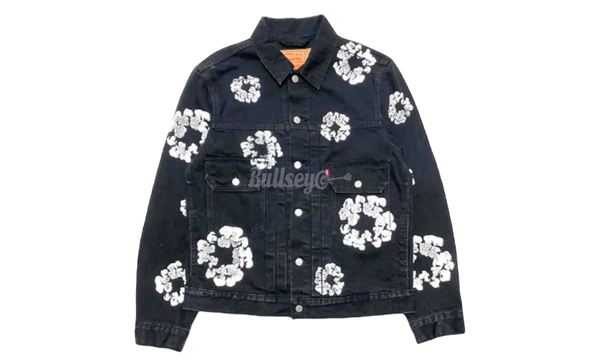 Denim Tears x Levi's Jacket Black-Jordan Brand Holiday Long-Sleeve T-Shirts