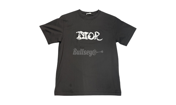 Dior x Peter Doig Logo Black T-Shirt (PreOwned)-Bullseye Sneaker Boutique