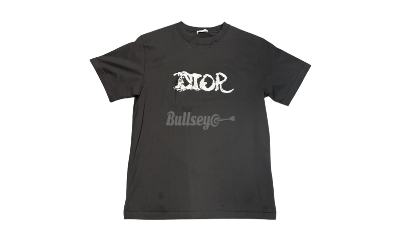 Dior x Peter Doig Logo Black T-Shirt (PreOwned)-Bullseye Sneaker Boutique