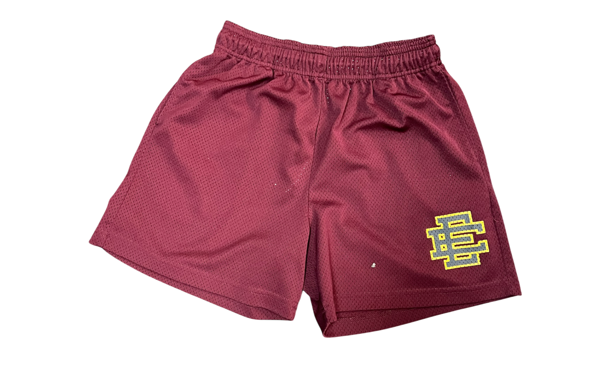 Eric Emanuel EE Basic Maroon/Navy Shorts (PreOwned)-Bullseye Sneaker Boutique