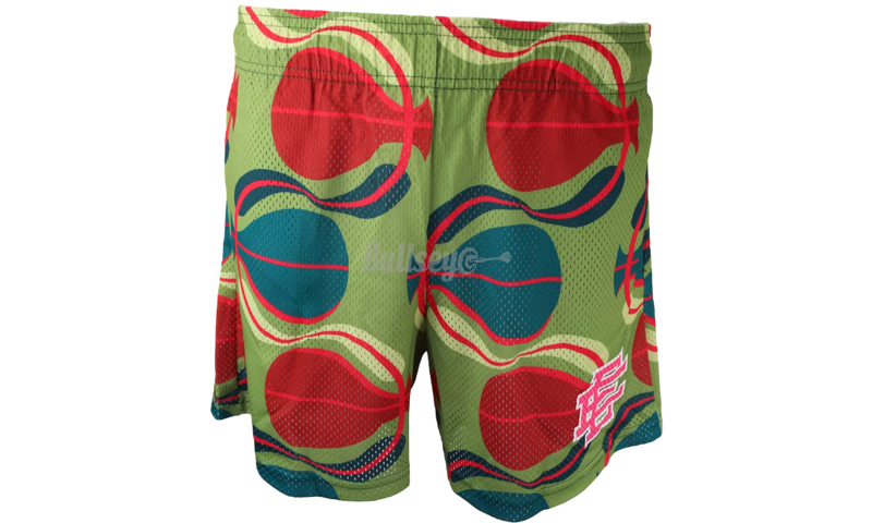 Eric Emanuel EE Basic Short Fashion Scholarship Fund Green/Red/Blue-Bullseye About Sneaker Boutique