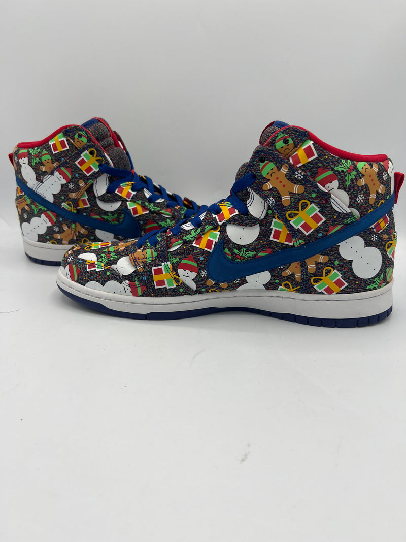 Nike SB Dunk High "Ugly Christmas Sweater" (PreOwned)