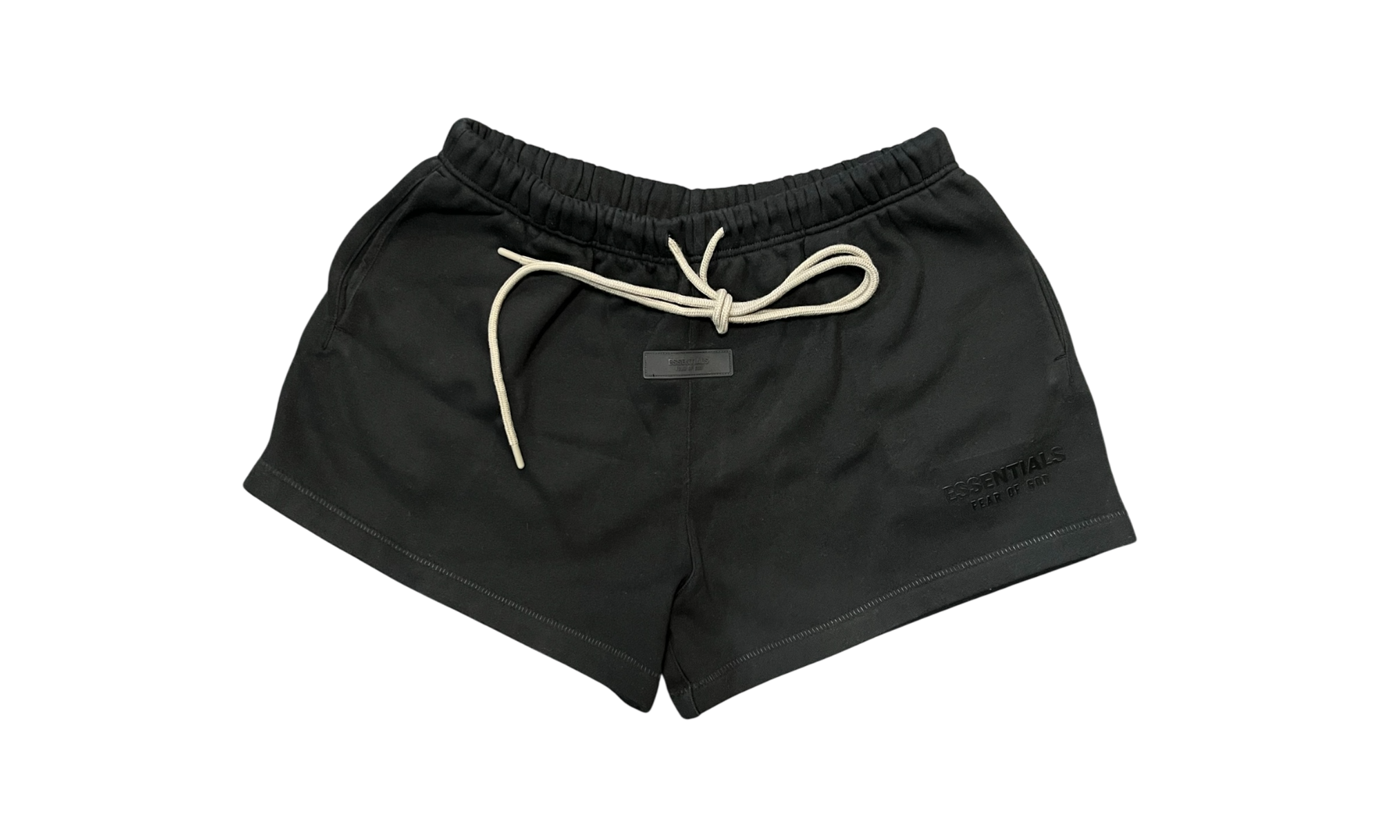 Fear Of God Essentials Black Fleece Sweat Shorts (PreOwned)-Bullseye Sneaker Boutique