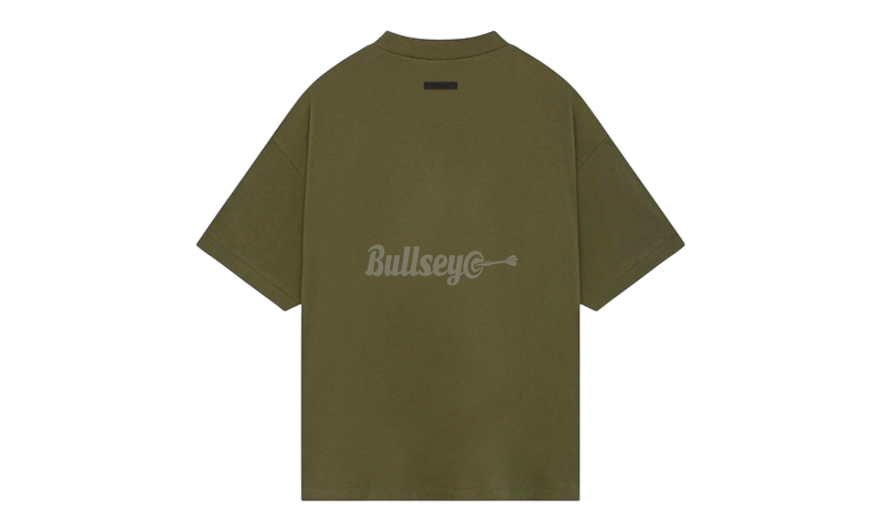 Fear Of God Essentials Jersey Crewneck "Military Olive" T-Shirt