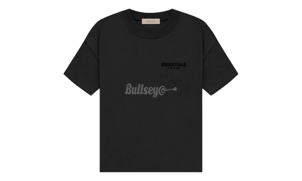 Fear of God Essentials "Black Stretch Limo" T-Shirt (SS22)-Bullseye Natural Sneaker Boutique