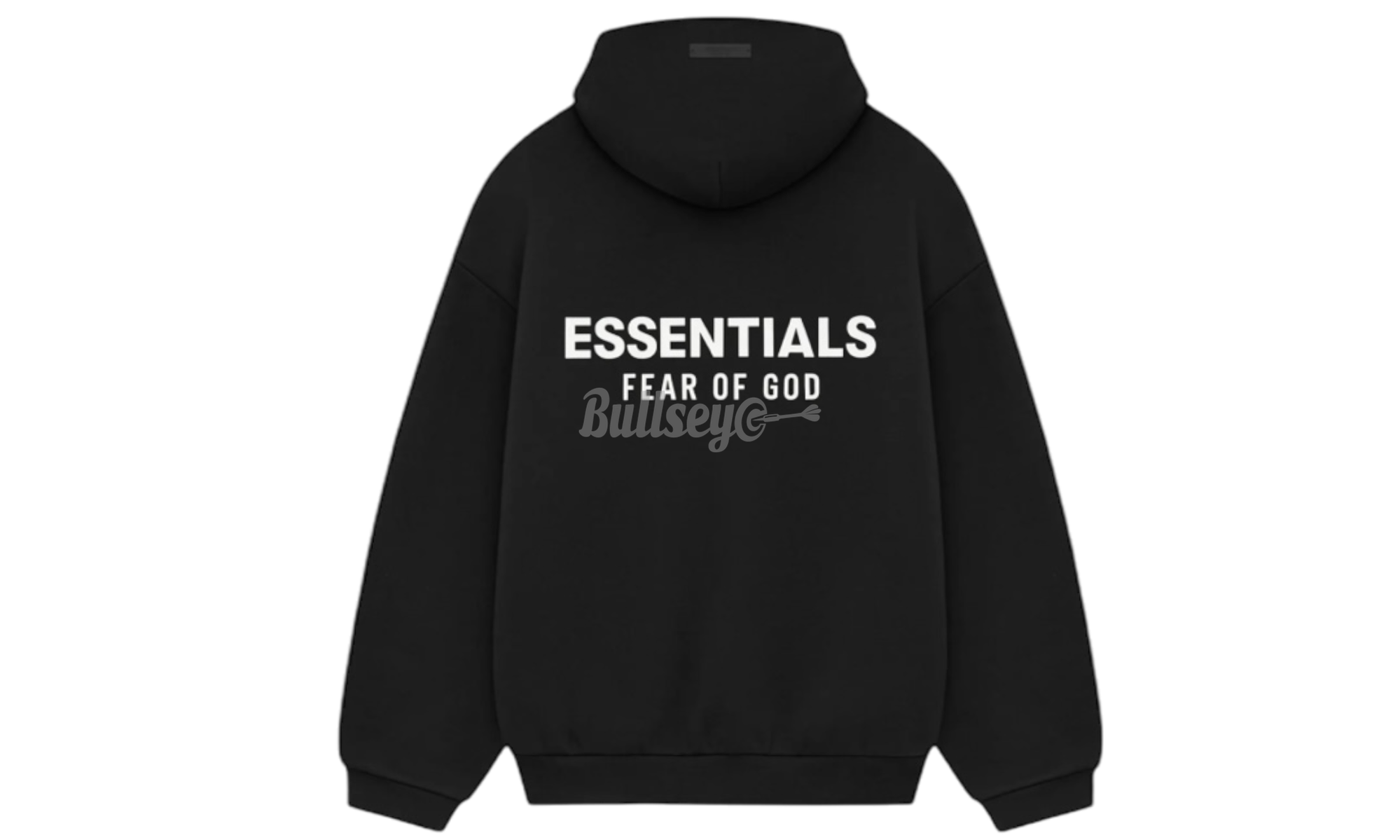 Fear of God Essentials Fleece Black Hoodie (FW24)