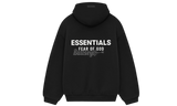 Fear of God Essentials Fleece Black Hoodie (FW24)