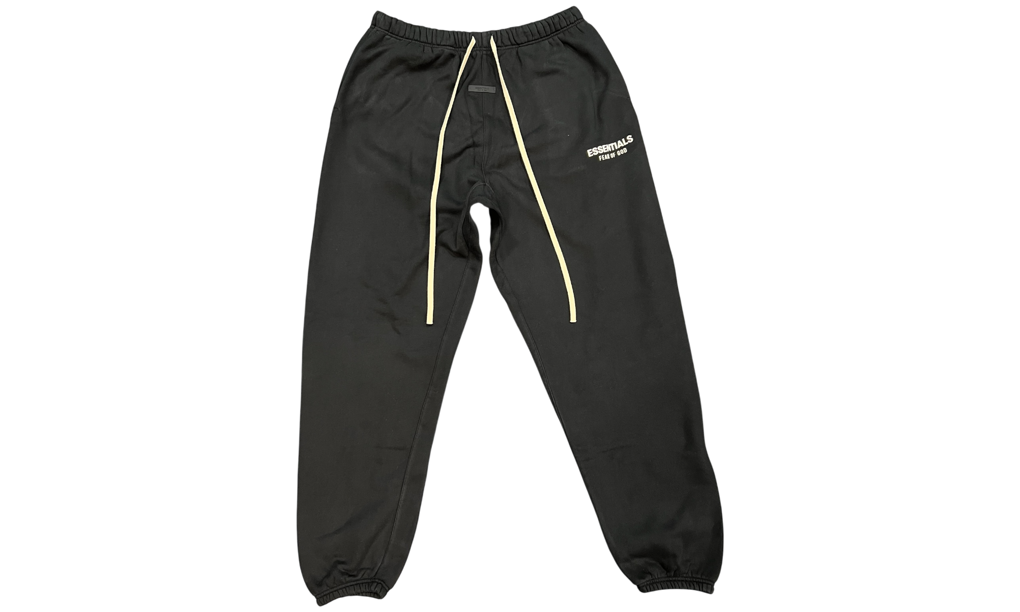 Fear of God Essentials Fleece Black Sweatpants (FW24) (PreOwned)