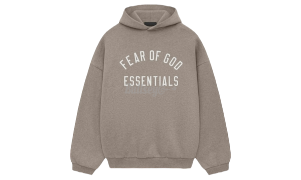 Fear of God Essentials Fleece Heather Grey Hoodie (FW24)-Bullseye Sneaker Boutique