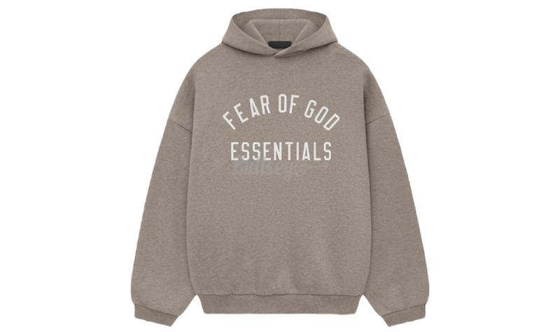 Fear of God Essentials Fleece Heather Grey Hoodie (FW24)-Bullseye Sneaker Boutique