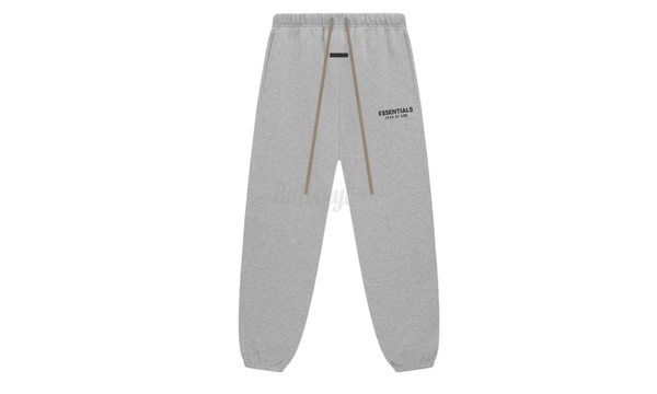 Fear of God Essentials Fleece Light Heather Grey Sweatpants (FW24)-Bullseye Sneaker Boutique