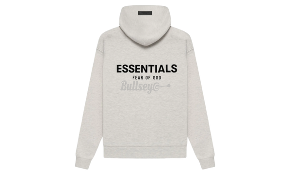Fear of God Essentials Light Oatmeal Stretch Limo Hoodie-Sandals ELBRUS Merios Black Flame