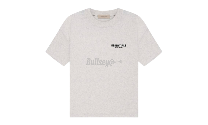 Fear of God Essentials Light Oatmeal T-Shirt (SS22)-Bullseye Sneaker Boutique