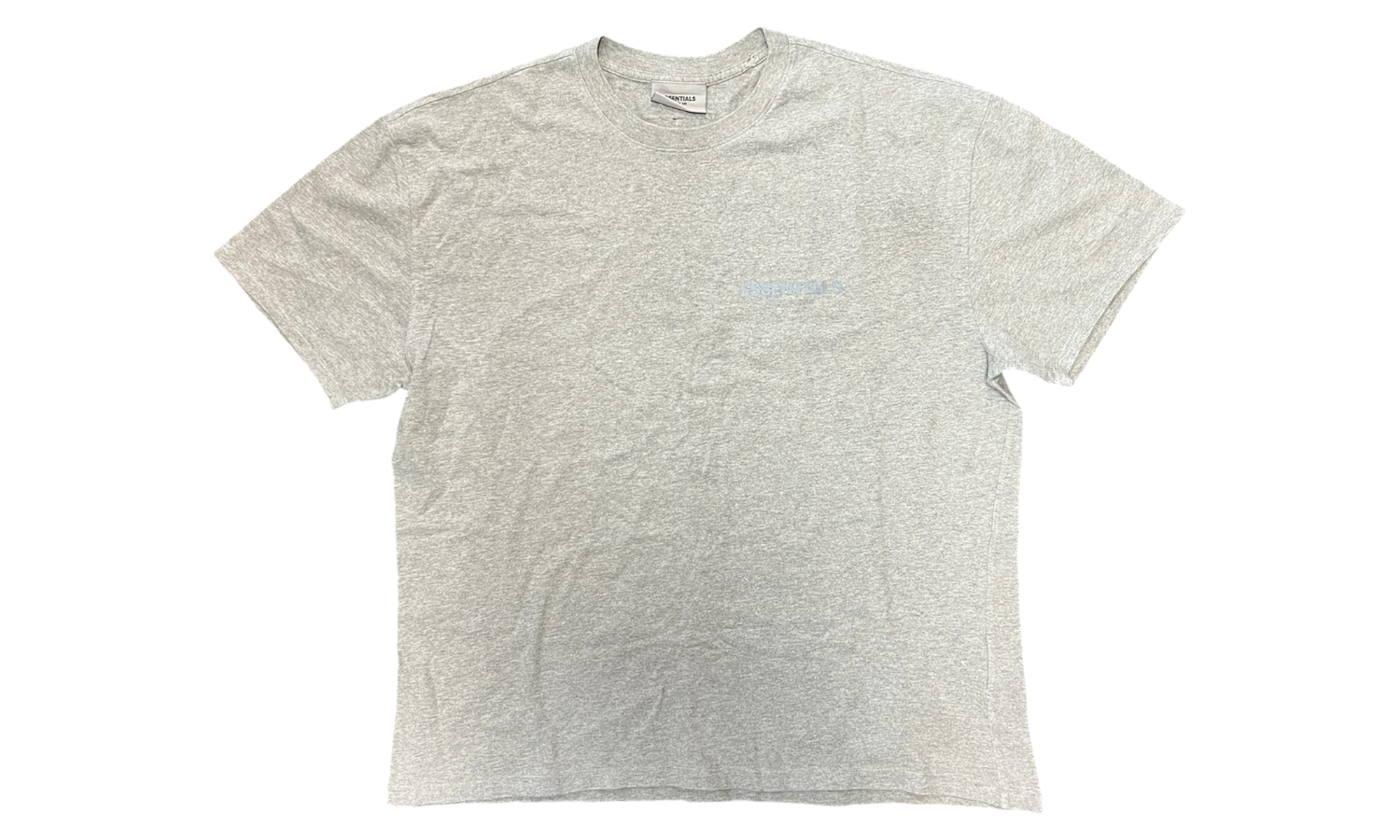 Fear of God Essentials Summer Core Dark Heather Oatmeal T-Shirt (PreOwned)-Bullseye Sneaker Boutique