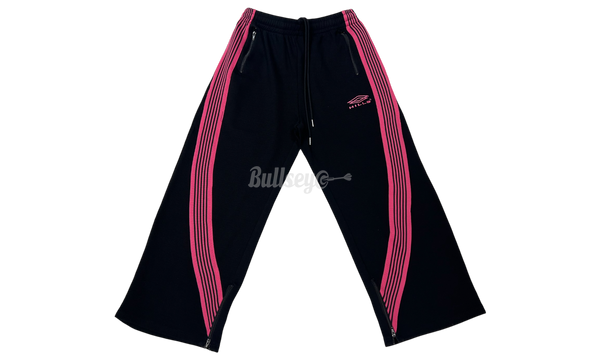 GV Gallery Black Pink Thermal Track Pants (PreOwned)-Bullseye Sneaker Boutique