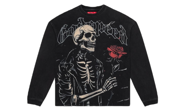 GodSpeed Valentine Black Wash Long Sleeve T-Shirt-Página Tricot 222 de 408