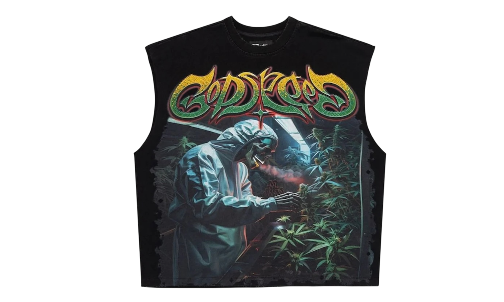 Godspeed 420 Indoor VVS Black Sleeveless T-Shirt-Bullseye Sneaker Boutique