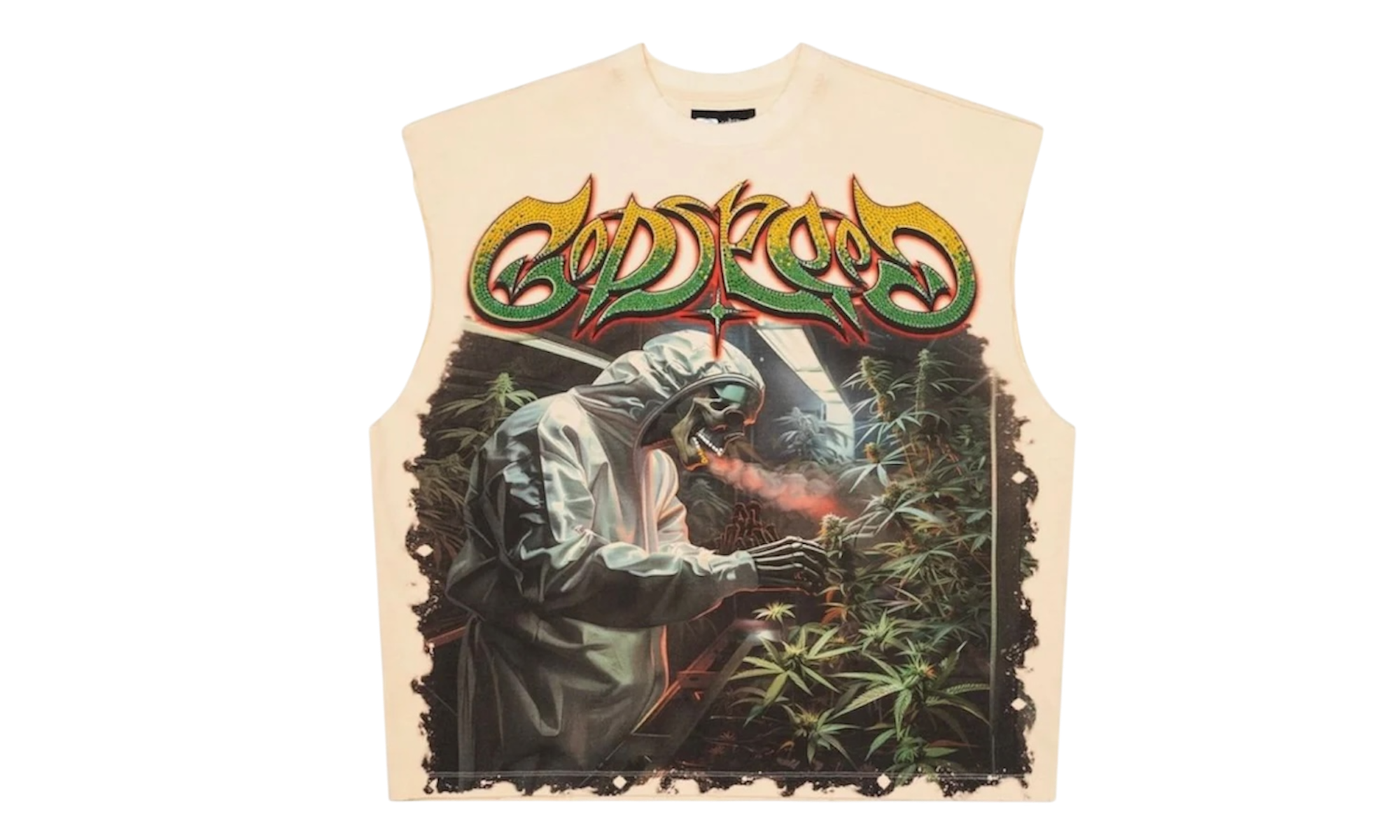 Godspeed 420 Indoor VVS Bone Sleeveless T-Shirt-Bullseye Sneaker Boutique