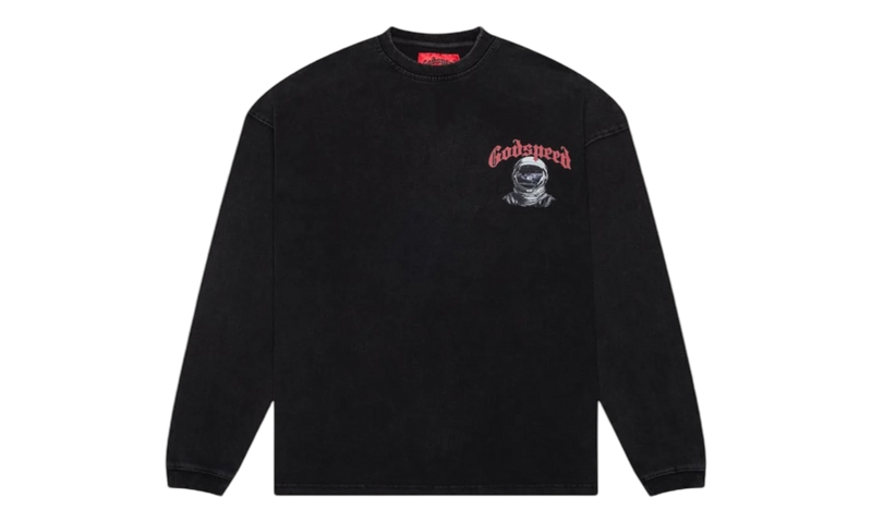 Godspeed Apollo 11 Black Longsleeve T-Shirt