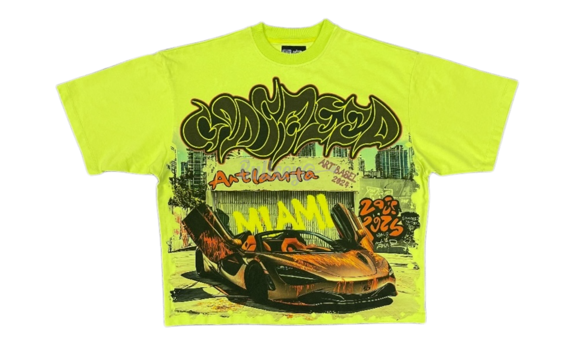 Godspeed Art Basel Miami Artlanta Slime Green T-Shirt-Bullseye Sneaker Boutique