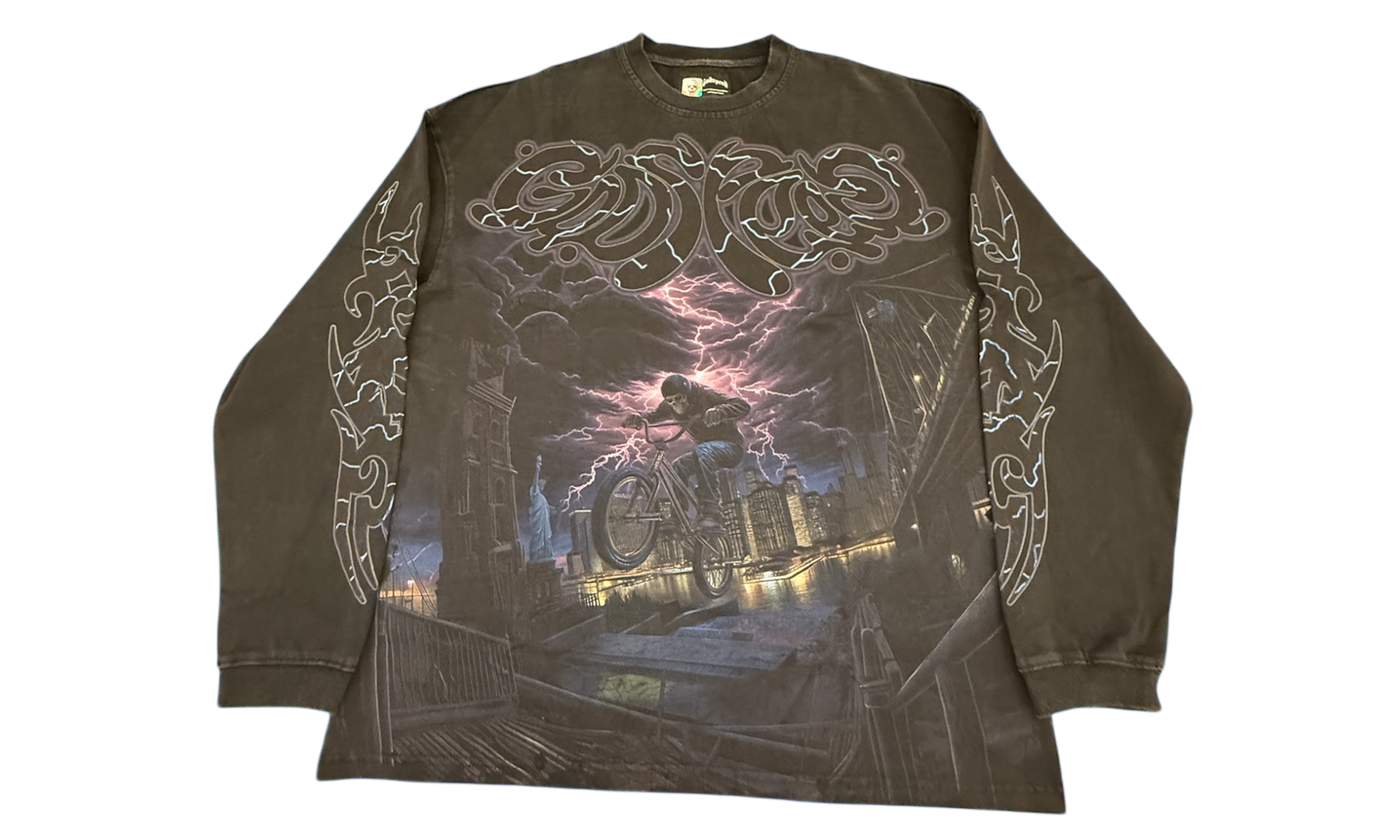 Godspeed B.M.X Washed Black Longsleeve T-Shirt