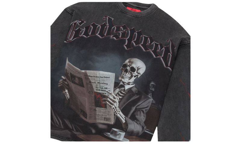 Godspeed Black Monday Grey Wash Longsleeve T-Shirt