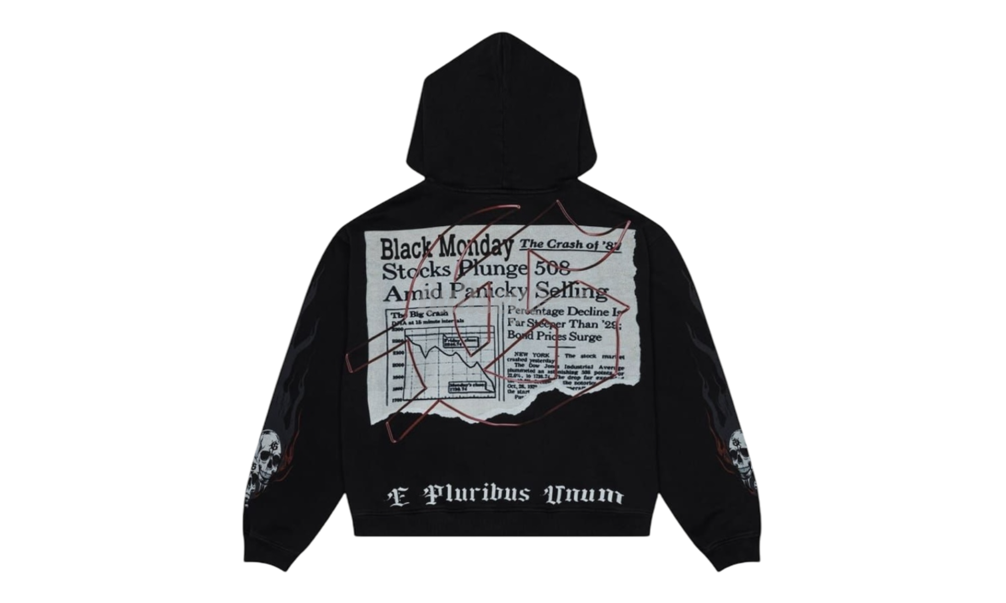 Godspeed Black Monday Washed Grey Hoodie