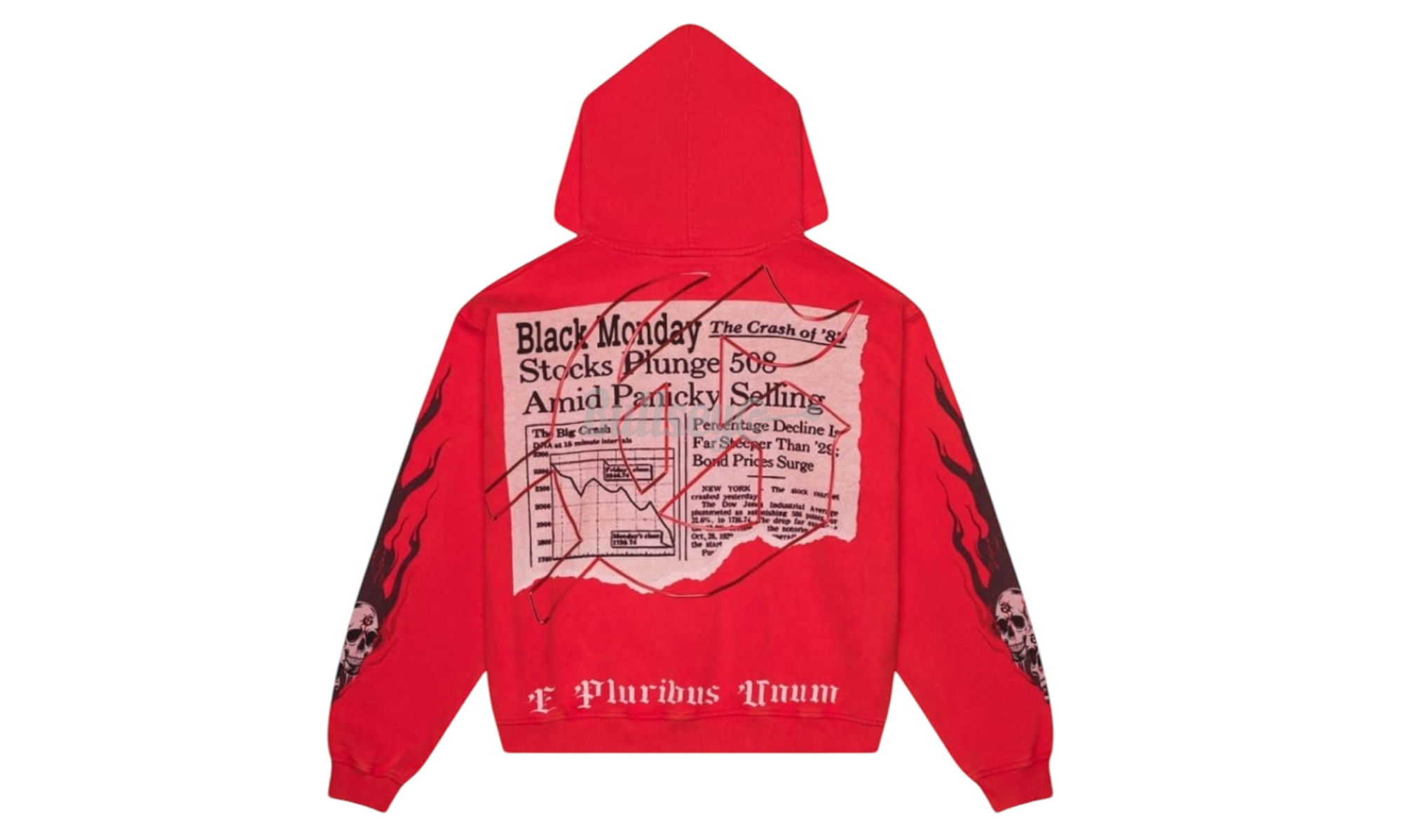 Godspeed Black Monday Washed Red Hoodie