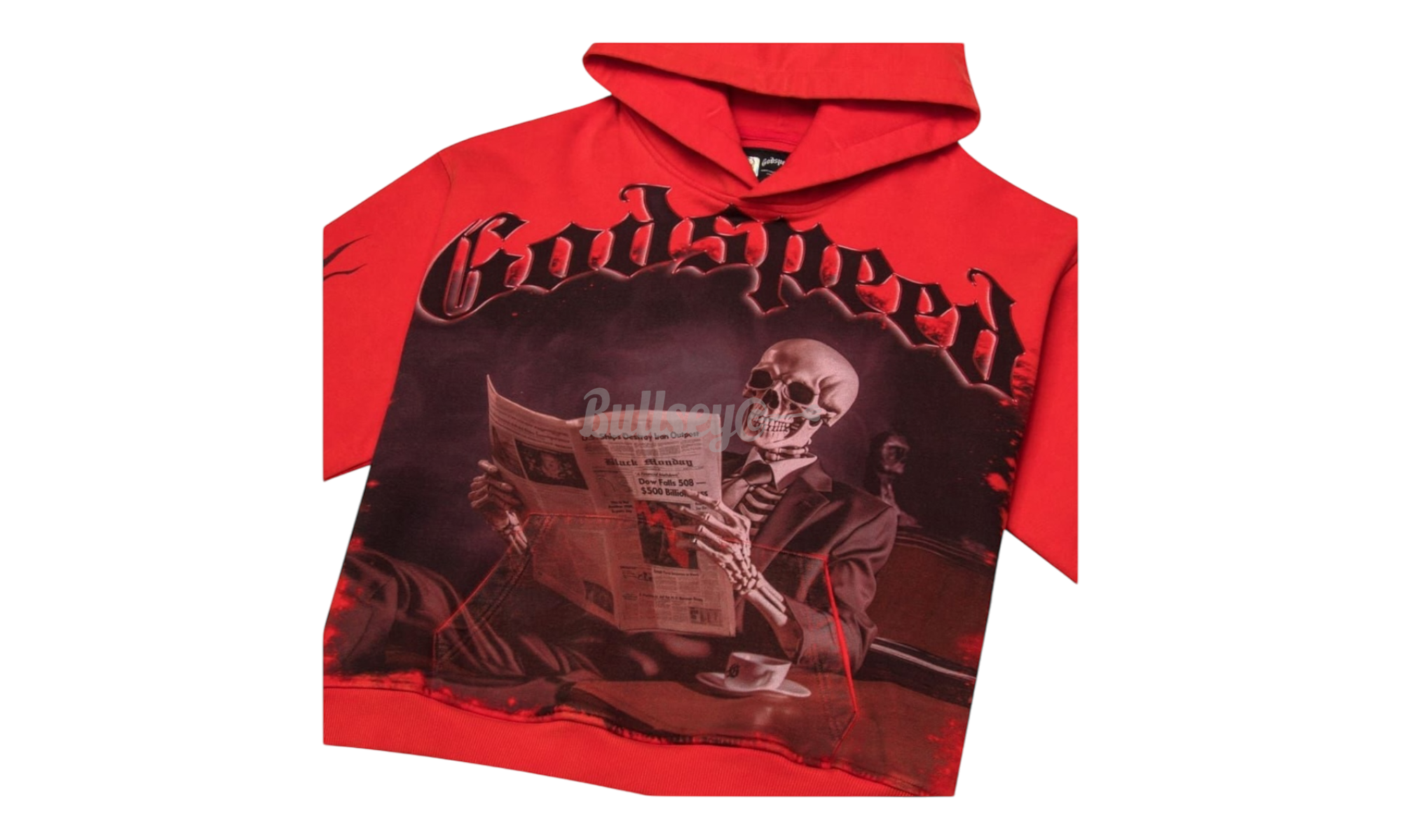 Godspeed Black Monday Washed Red Hoodie