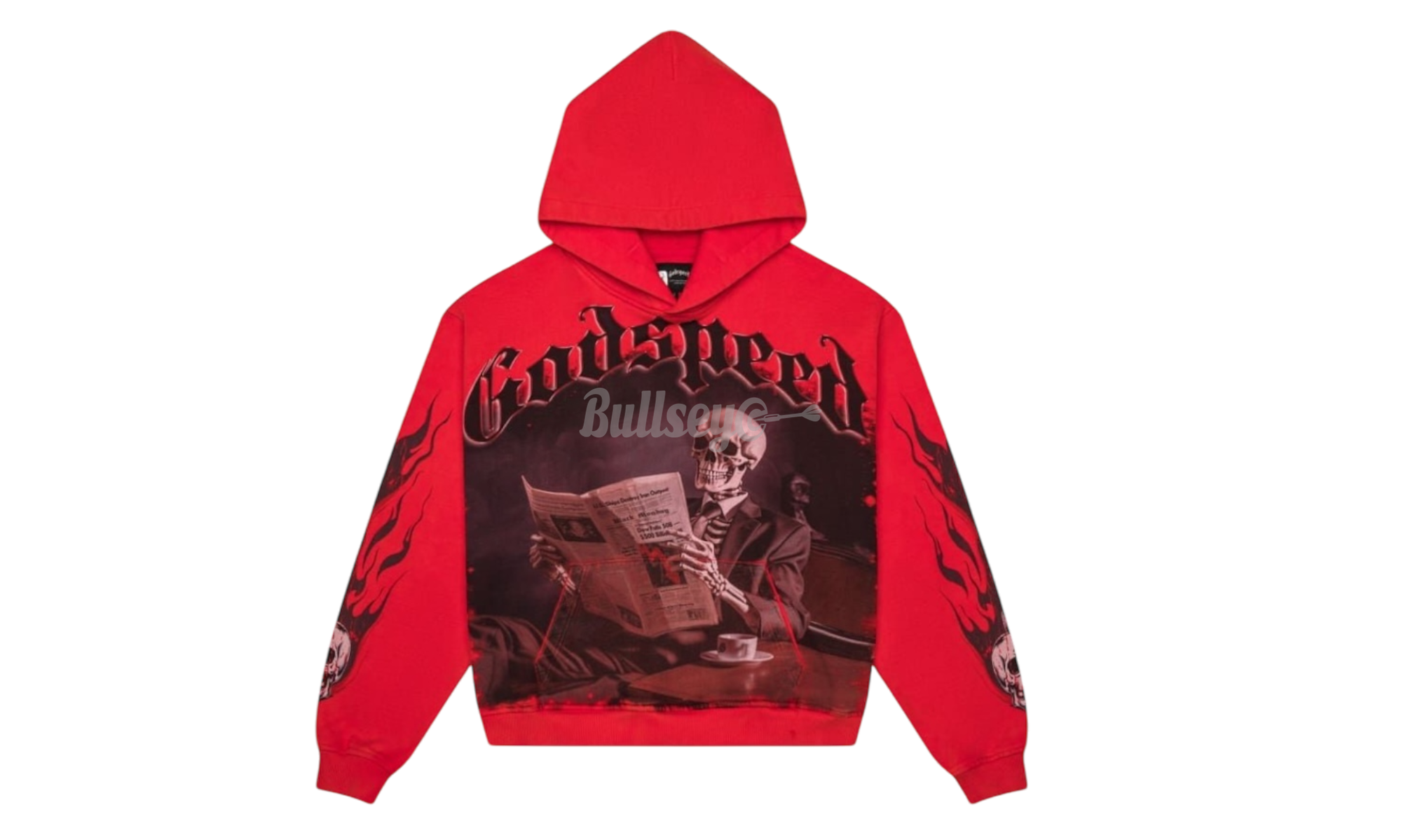 Godspeed Black Monday Washed Red Hoodie-Bullseye Sneaker Boutique