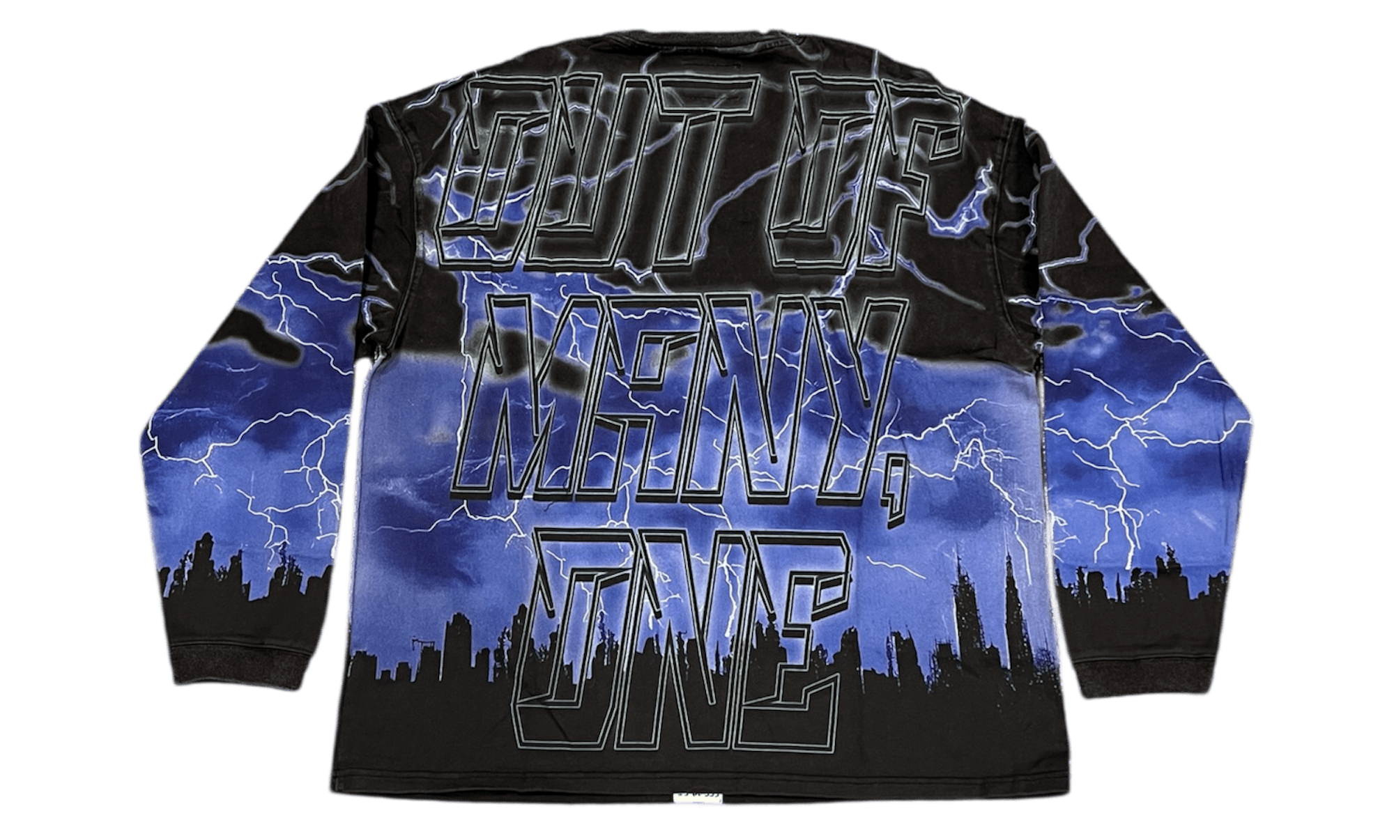 Godspeed Blue Voltage Black Longsleeve T-Shirt