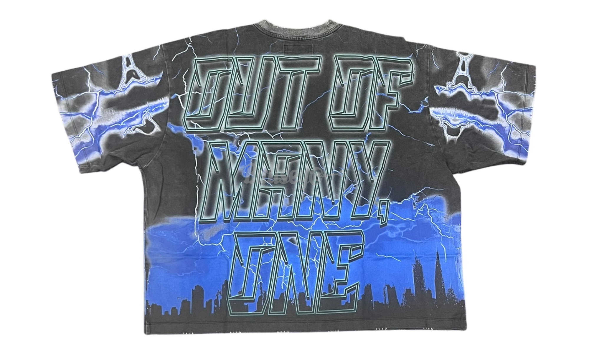 Godspeed Blue Voltage Washed Black T-Shirt