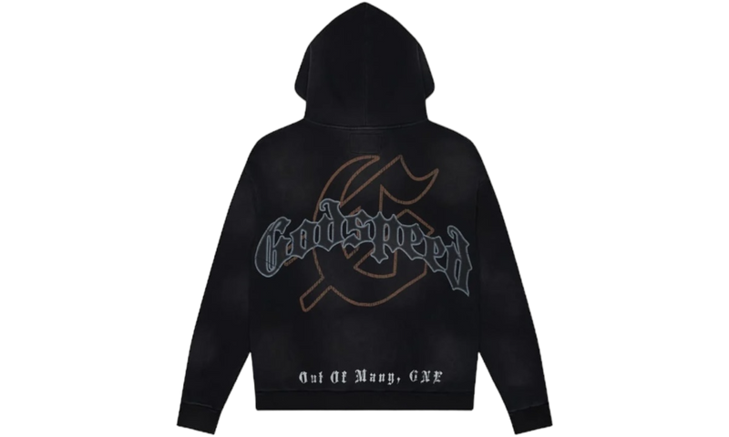 Godspeed Chrome Seduction Wash Black Hoodie