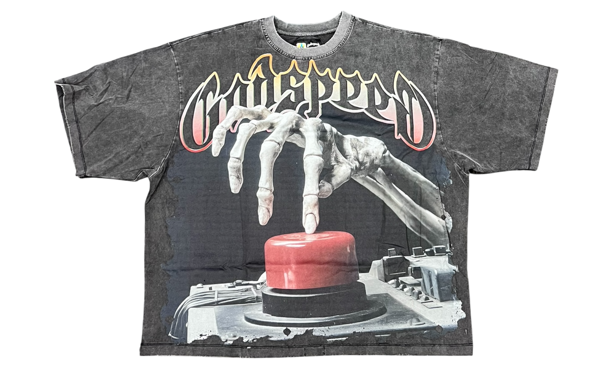 Godspeed Detonator Washed Grey T-Shirt-Bullseye Sneaker Boutique