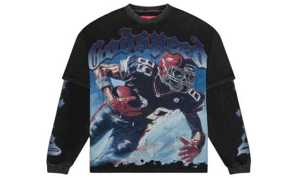 Godspeed Endzone Dual Wash Black Longsleeve-Urlfreeze Sneakers Sale Online