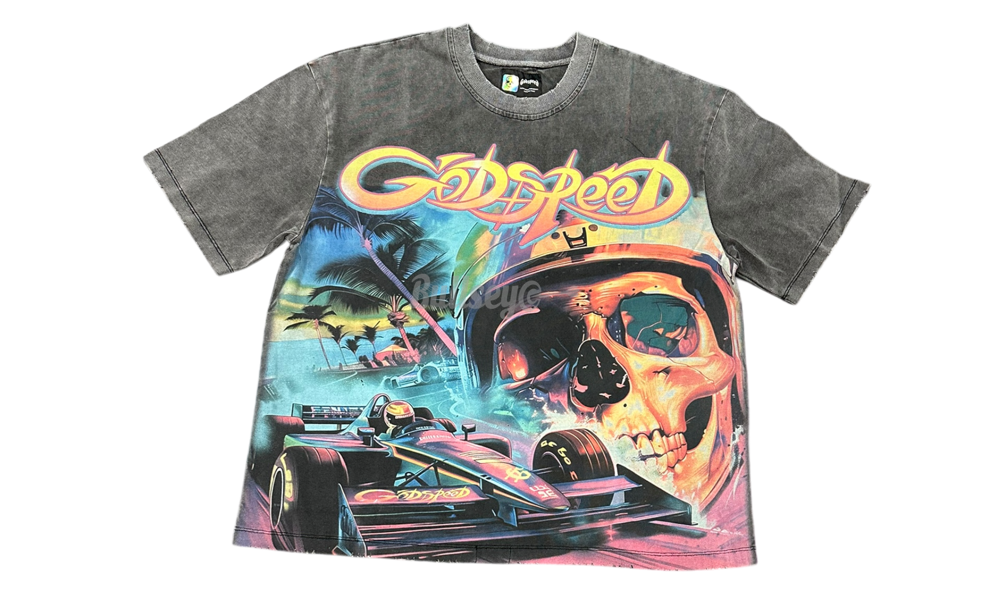 Godspeed F1 Dreams Washed Grey T-Shirt-Bullseye Sneaker Boutique
