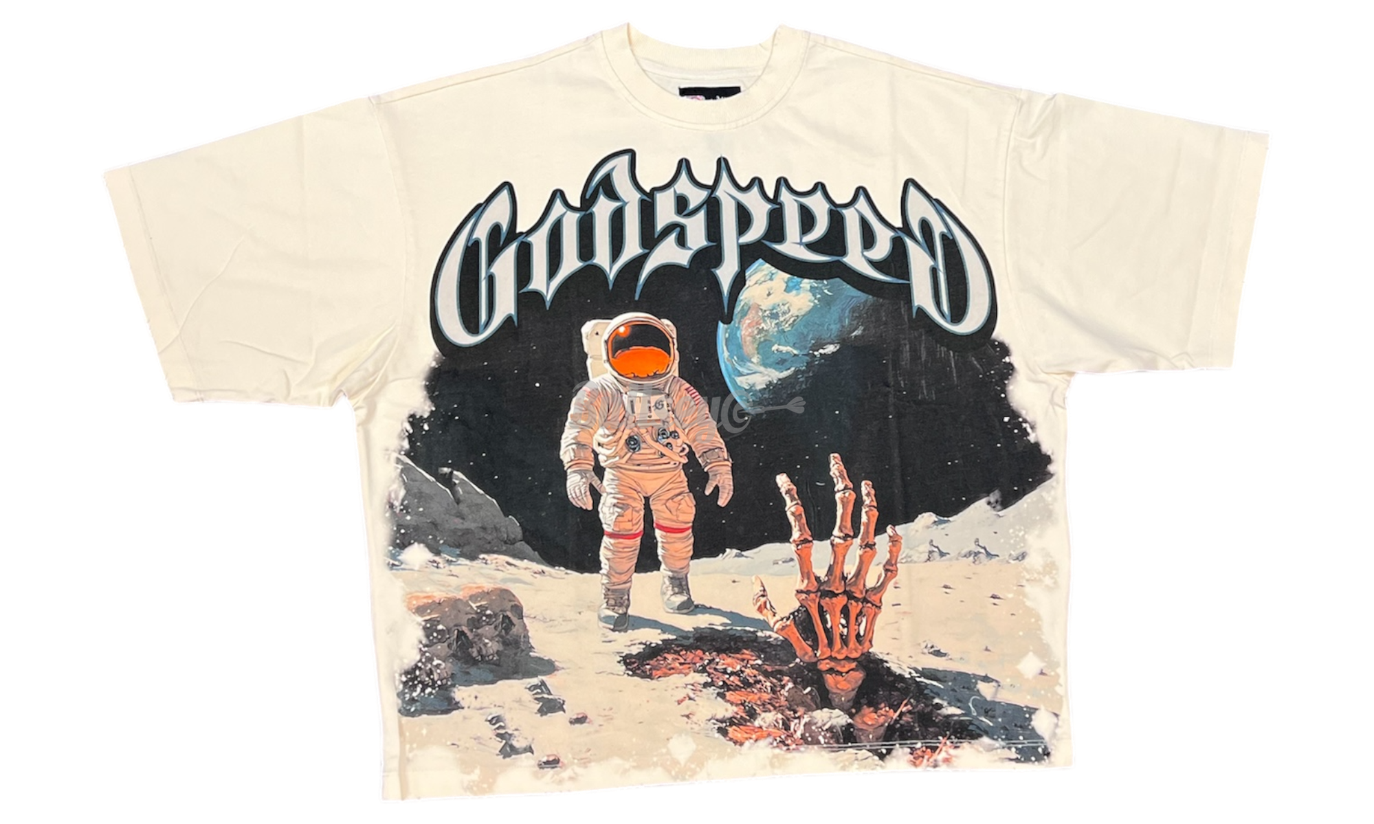 Godspeed First Contact Bone T-Shirt-Bullseye Sneaker Boutique