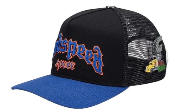 Godspeed Forever Black/Blue/Orange Trucker Hat