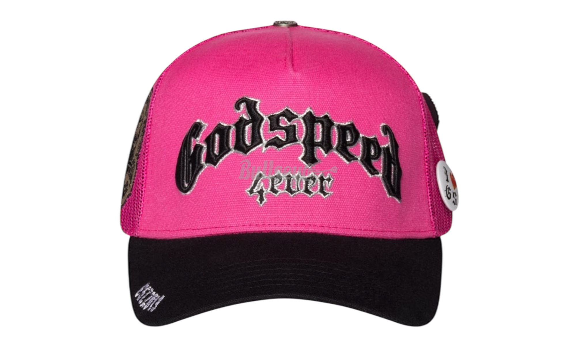 Godspeed Forever Pink/Black Trucker Hat-Bullseye Sneaker Boutique