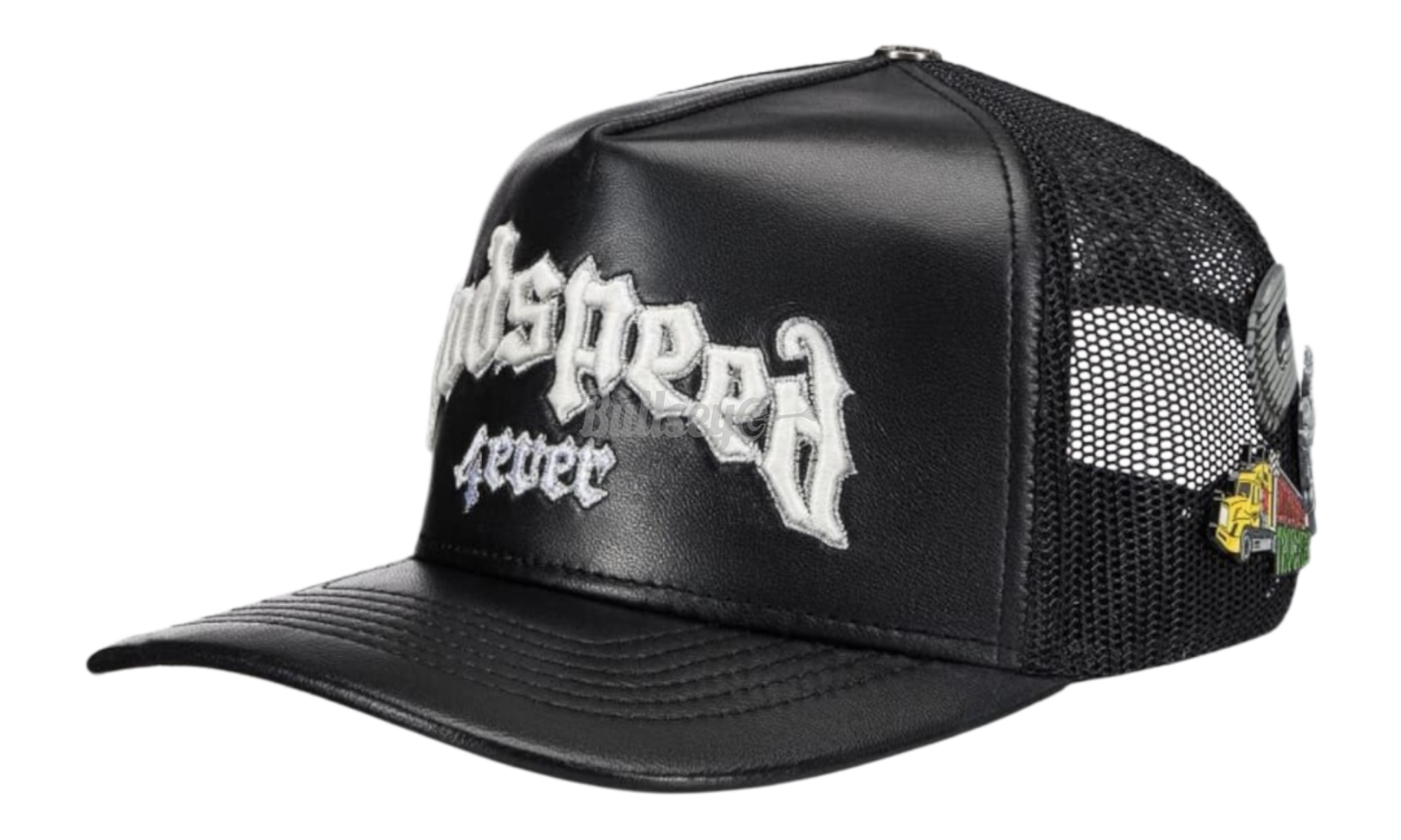 Godspeed Forever Premium Leather Black Trucker Hat