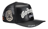 Godspeed Forever Premium Leather Black Trucker Hat